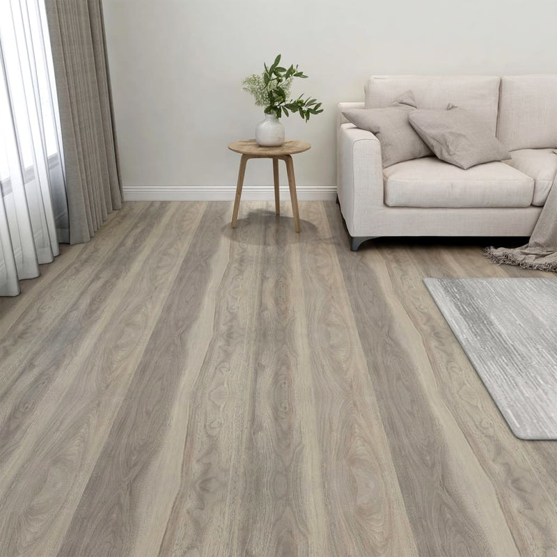 Vidaxl Floor Abeards 20 St Autoadesivo 1,86 m² PVC Taupe