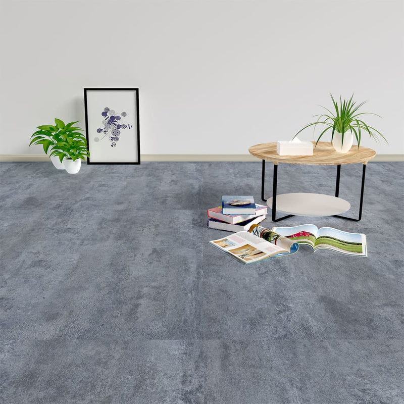 Vidaxl Floor Aboards 20 ST autoadesivo 1,86 m² PVC Modello in marmo grigio