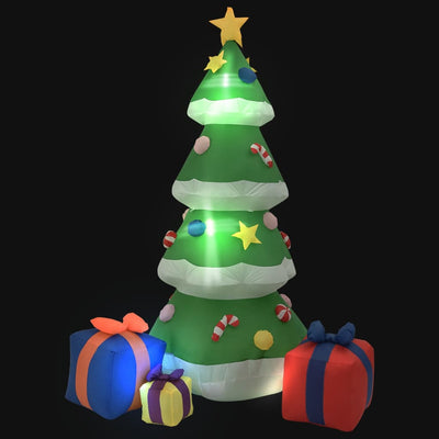 Vidaxl Decorazione natalizia Tree di Natale gonfiabile LED all'interno di 240 cm