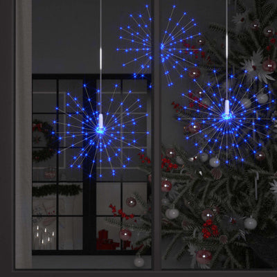 VidaXL Fuochi d'artificio natalizi 140 LED bianco freddo da esterno 20 cm