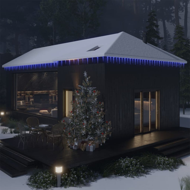 Vidaxl Christmas Lighting Ijspegel con 40 LED blu acrilico