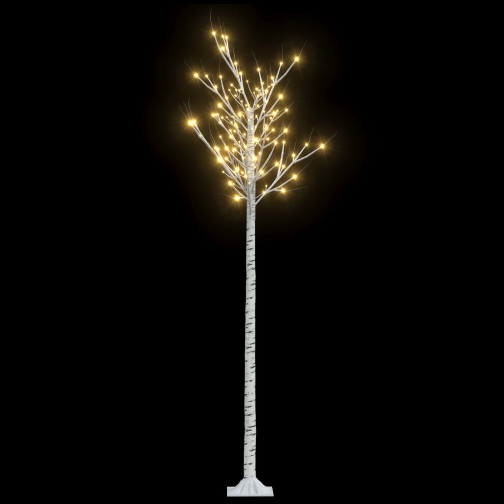 Vidaxl Christmas Tree Willow con 200 LED bianchi caldi all'interno e all'esterno di 2,2 m