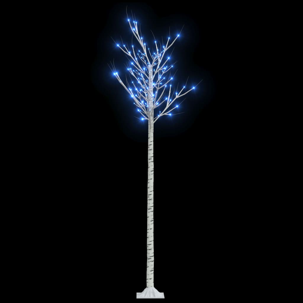 Vidaxl Christmas Tree Willow con 200 LED blu all'interno e all'esterno di 2,2 m