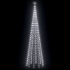 Vidaxl kegelkerstboom 752 koudwitte led's 160x500 cm