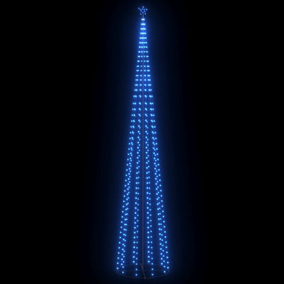 Vidaxl Kegelkerstboom 752 LED blu 160x500 cm