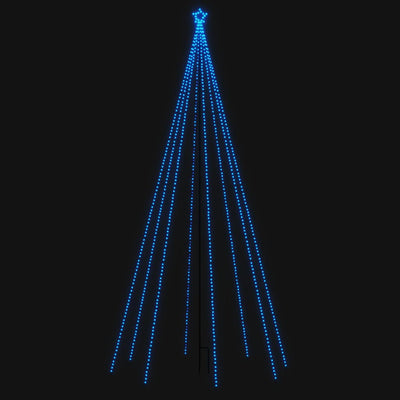 Albero di Natale a LED Vidaxl all'interno di 576 LED 3,6 m blu