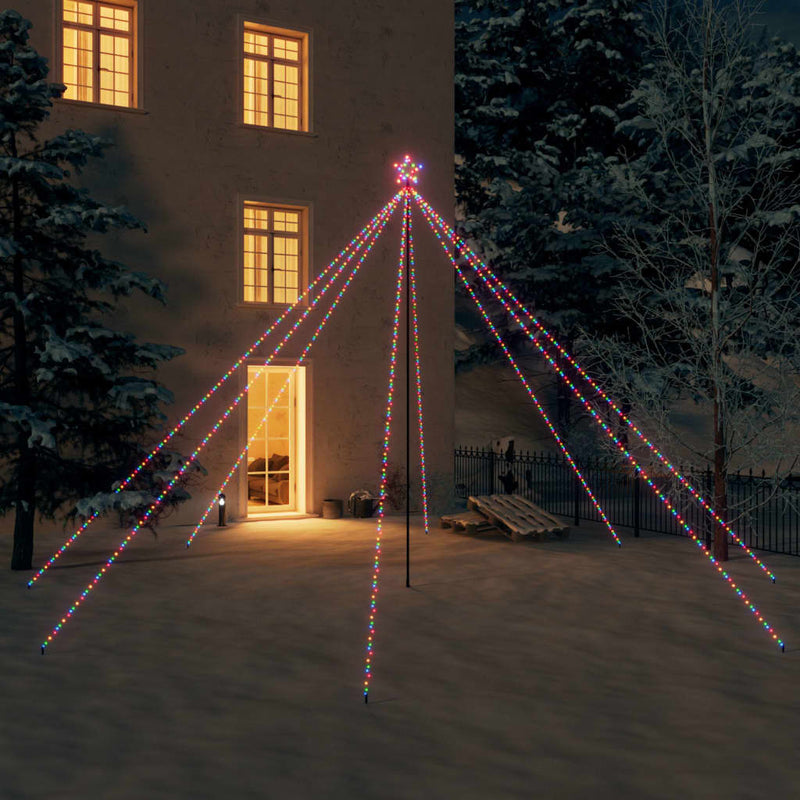 Vidaxl LED Tree di Natale all'interno di 800 LED colorati 5 m