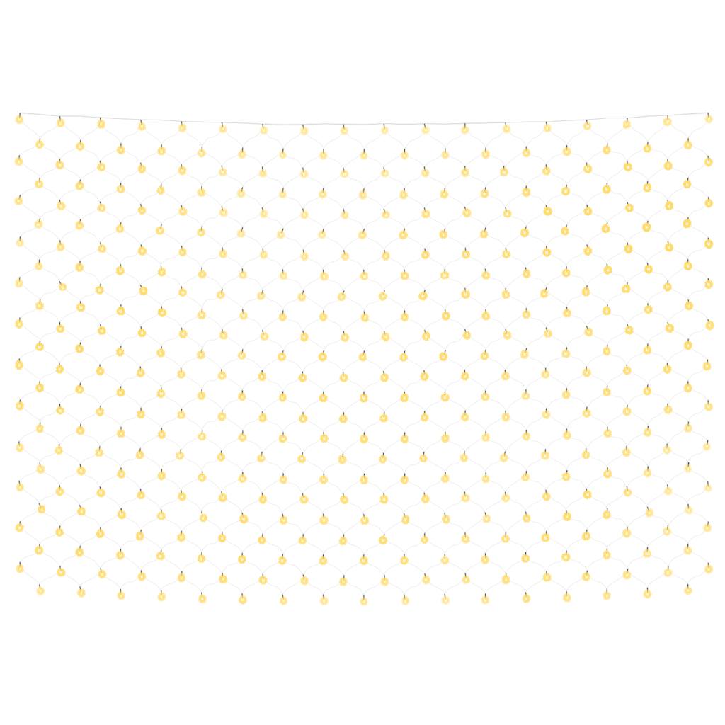 Vidaxl NAVIDAD NEDE ILUMINACIÓN 204 LED dentro y fuera de 3x2 m White White