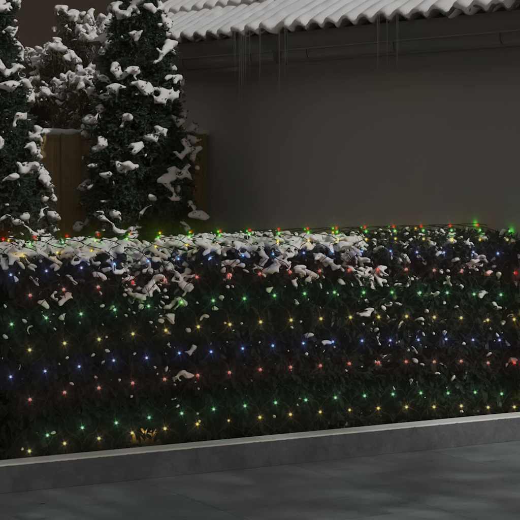 Vidaxl Christmas Network Lighting 204 LED dentro de 3x2 M Multicolors