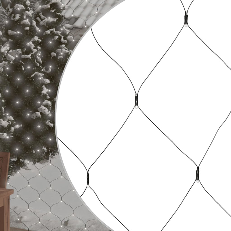 Vidaxl kerstnetverlichting 306 led's binnen en buiten 3x3 m koudwit