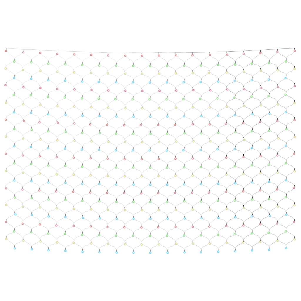 Vidaxl Christmas Network Lighting 306 LED all'interno di 3x3 m multilorato