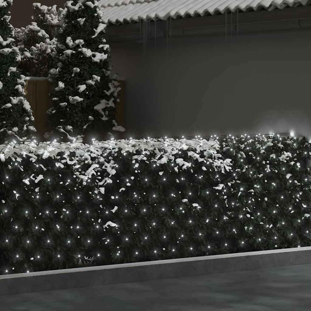 Vidaxl Christmas Network Lighting 544 LED dentro y fuera de 4x4 m blanco frío