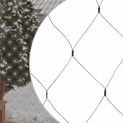 Vidaxl Christmas Network Lighting 544 LED dentro y fuera de 4x4 m blanco frío