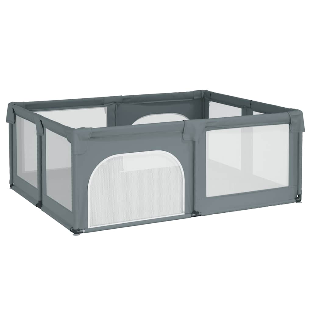 vidaXL Box per Bambini con 2 Ante in Tessuto Oxford Grigio Chiaro