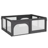 VidaXL Baby Box con 2 puertas Tela Oxford gris oscuro