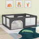 VidaXL Baby Box con 2 puertas Tela Oxford gris oscuro