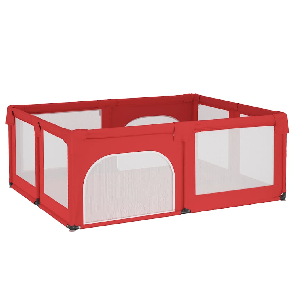 Vidaxl Babybox con 2 porte Oxford Fabric Red