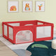 Vidaxl Babybox con 2 porte Oxford Fabric Red