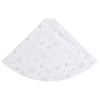 Vidaxl Gonna di Natale Gonna di lusso 90 cm Veicolo artificiale bianco