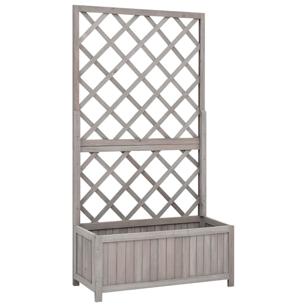 Vidaxl latwerkplantenbak 70x30x135 cm de pino sólido