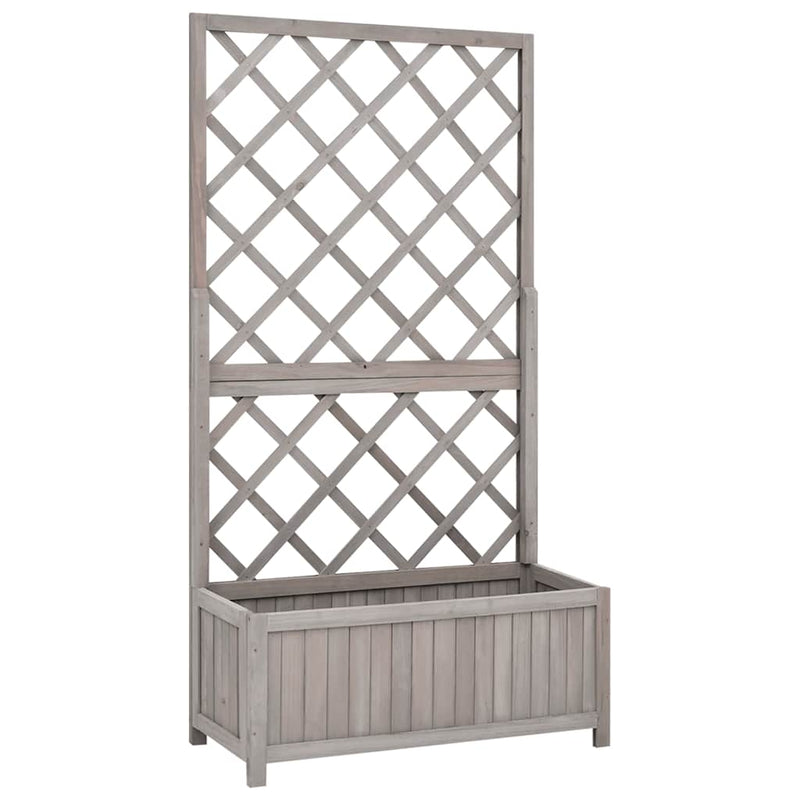 Vidaxl latwerkplantenbak 70x30x135 cm de pino sólido