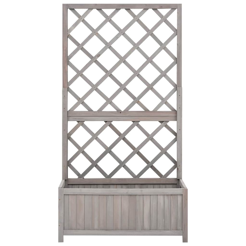 Vidaxl latwerkplantenbak 70x30x135 cm de pino sólido