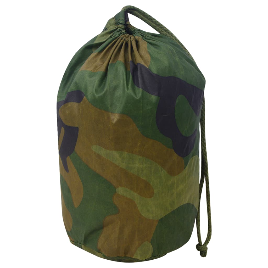 Vidaxl camouflagenet met opbergtas 3x6 m groen