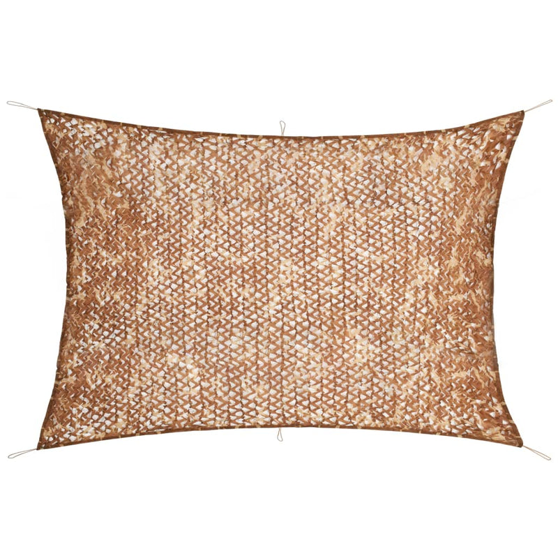 VidaXL Camouflagenet met opbergtas 5x8 m beige