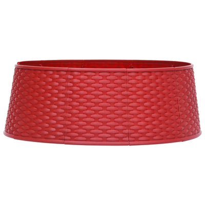 VidaXL Kerstboomrok Ø54x19,5 cm rood