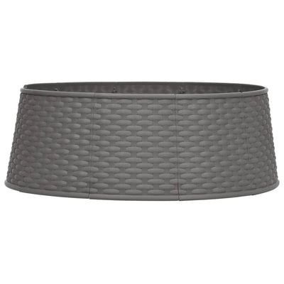 VidaXL Kerstboomrok Ø54x19,5 cm bruin