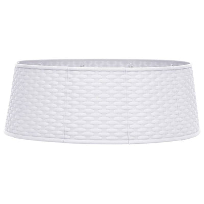 VidaXL Kerstboomrok Ø65x19,5 cm wit