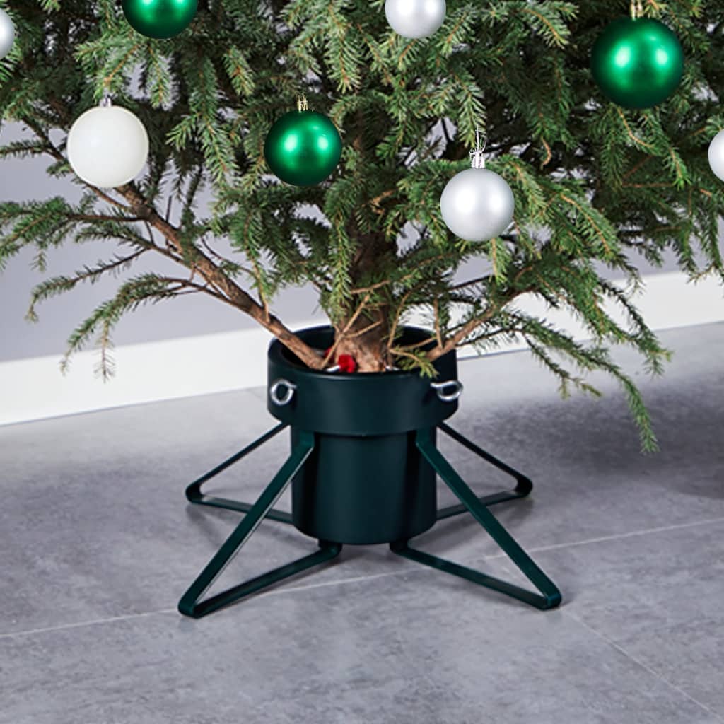 Vidaxl Christmas Tree Stand 46x46x19 cm nero