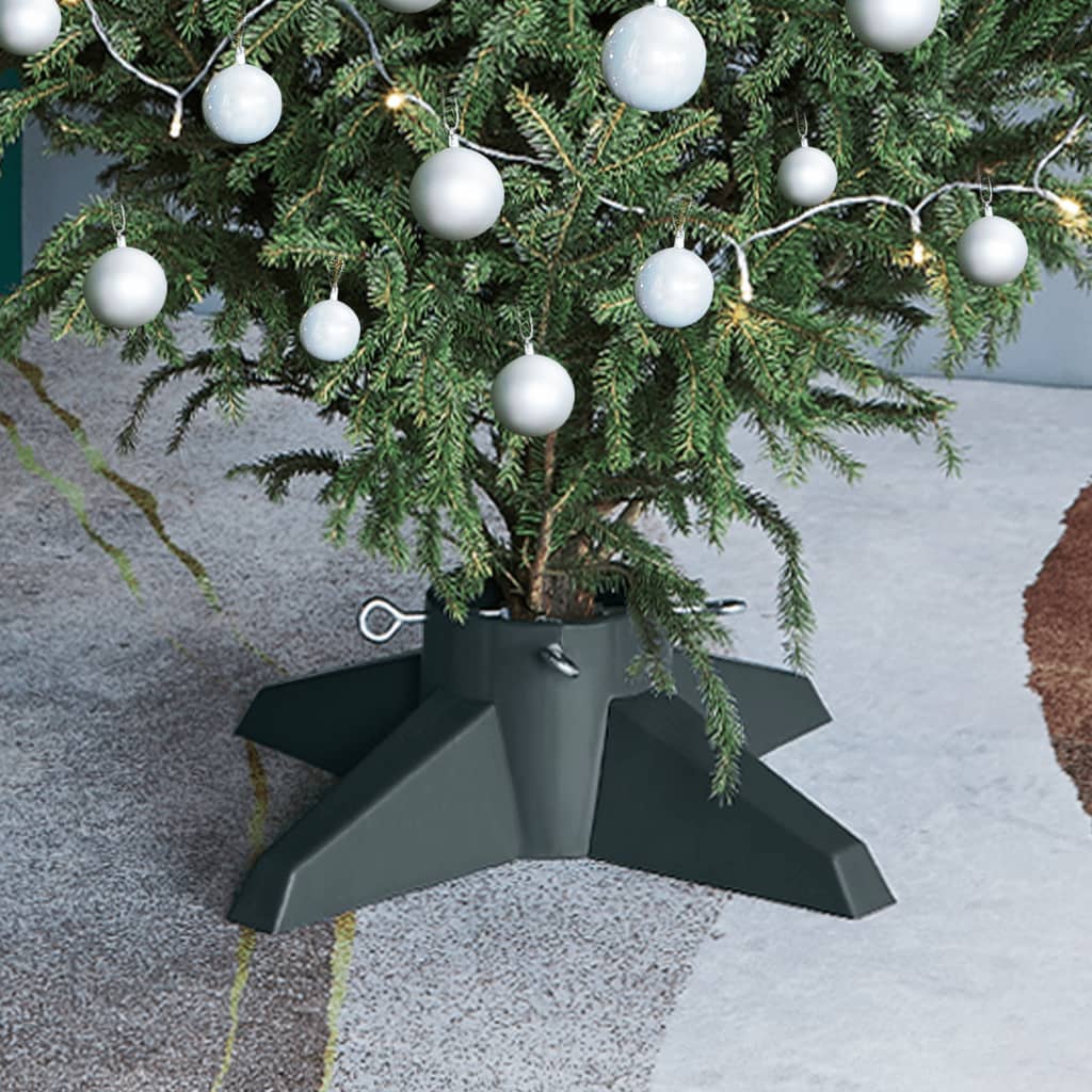 Vidaxl Christmas Tree Stand 55.5x55.5x15 cm verde