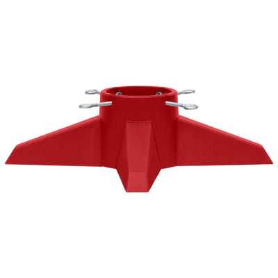 Vidaxl Christmas Tree Stand 55.5x55.5x15 cm rosso