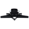 Soporte de árbol de Navidad Vidaxl 47x47x13.5 cm negro