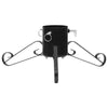 Soporte de árbol de Navidad Vidaxl 58x58x21 cm negro