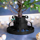 Vidaxl Christmas Tree Stands 29x29x15.5 cm negro