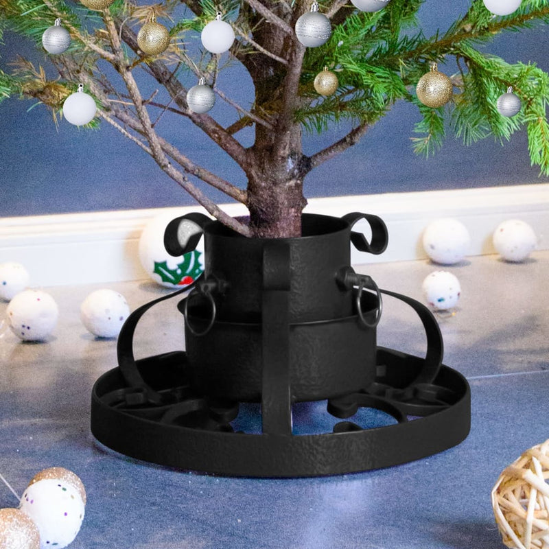 Vidaxl Tree Christmas Stands 29x29x15.5 cm nero