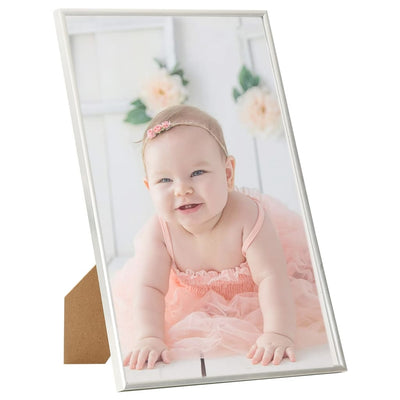 Vidaxl Photo Frames 3 PCS para la Tabla 21x29.7 cm MDF Color de plata