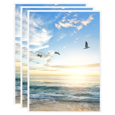 Vidaxl marcos de fotos 3 pcs para la tabla 15x21 cm MDF White