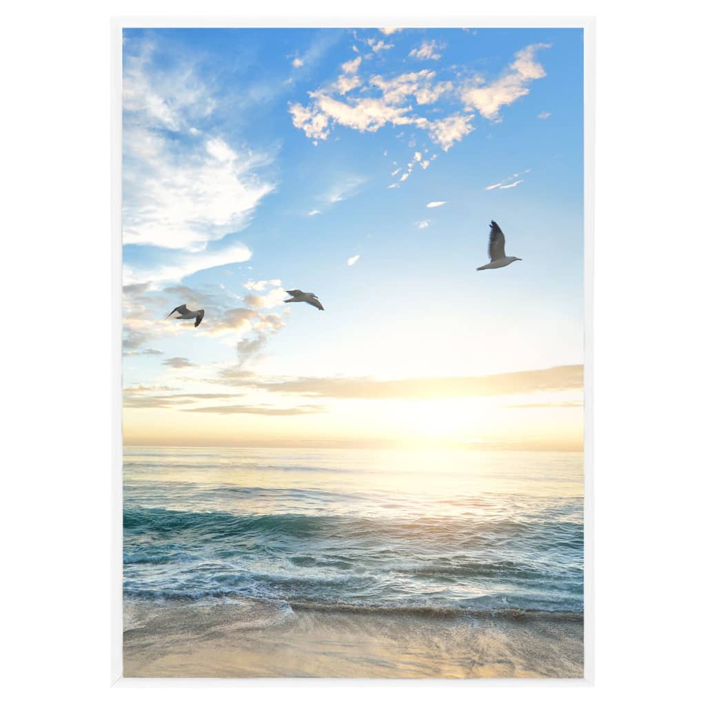 Vidaxl marcos de fotos 3 pcs para la tabla 15x21 cm MDF White