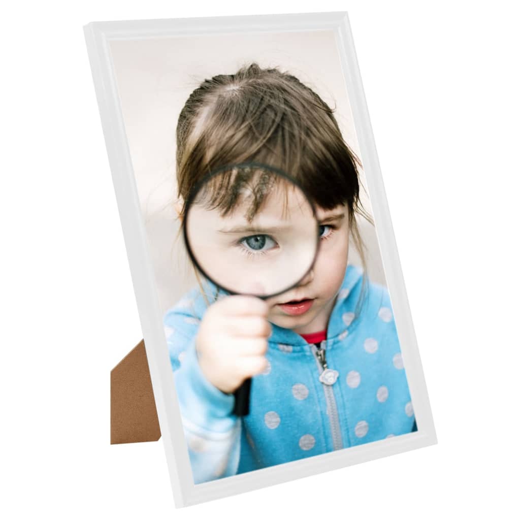 Vidaxl fotogrammi fotografici 5 pezzi per tabella 21x29,7 cm mdf bianco