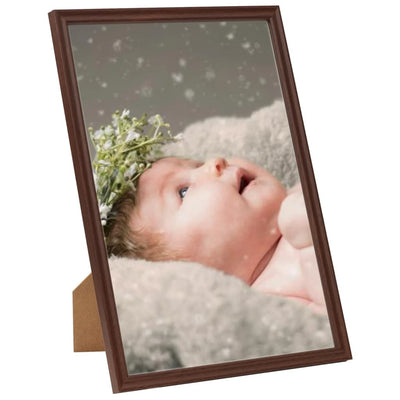 Vidaxl Photo Frames 3 PCS para la tabla 10x15 cm Mdf Red oscuro
