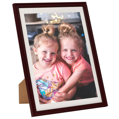 Vidaxl Photo Frames 3 PCS para la Tabla 18x24 cm de rojo oscuro