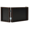 Vidaxl Frame del tríptico 22x15 cm+2x (10x15 cm) marrón oscuro