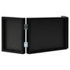 Vidaxl Frame del tríptico 22x15 cm+2x (10x15 cm) Negro