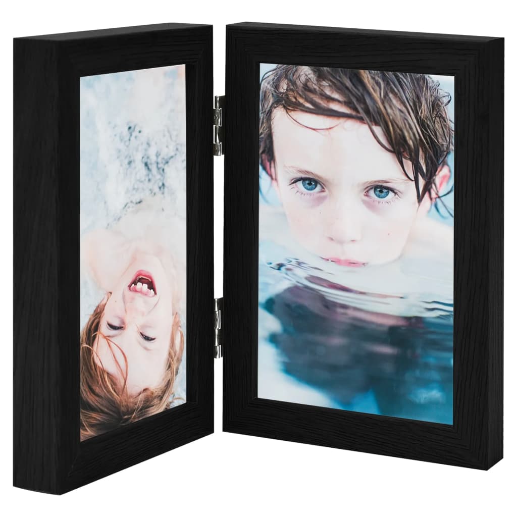 VIDAXL FOTO FRAMA NUBOON 2X (21x29,7 cm) nero