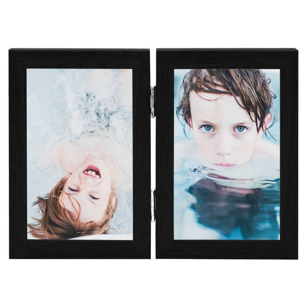 VIDAXL FOTO FRAMA NUBOON 2X (21x29,7 cm) nero