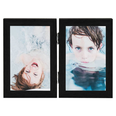 VIDAXL FOTO FRAMA NUBOON 2X (21x29,7 cm) nero