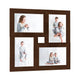 Marco de fotos Vidaxl para 4x (13x18 cm) Photo Mdf Dark Brown